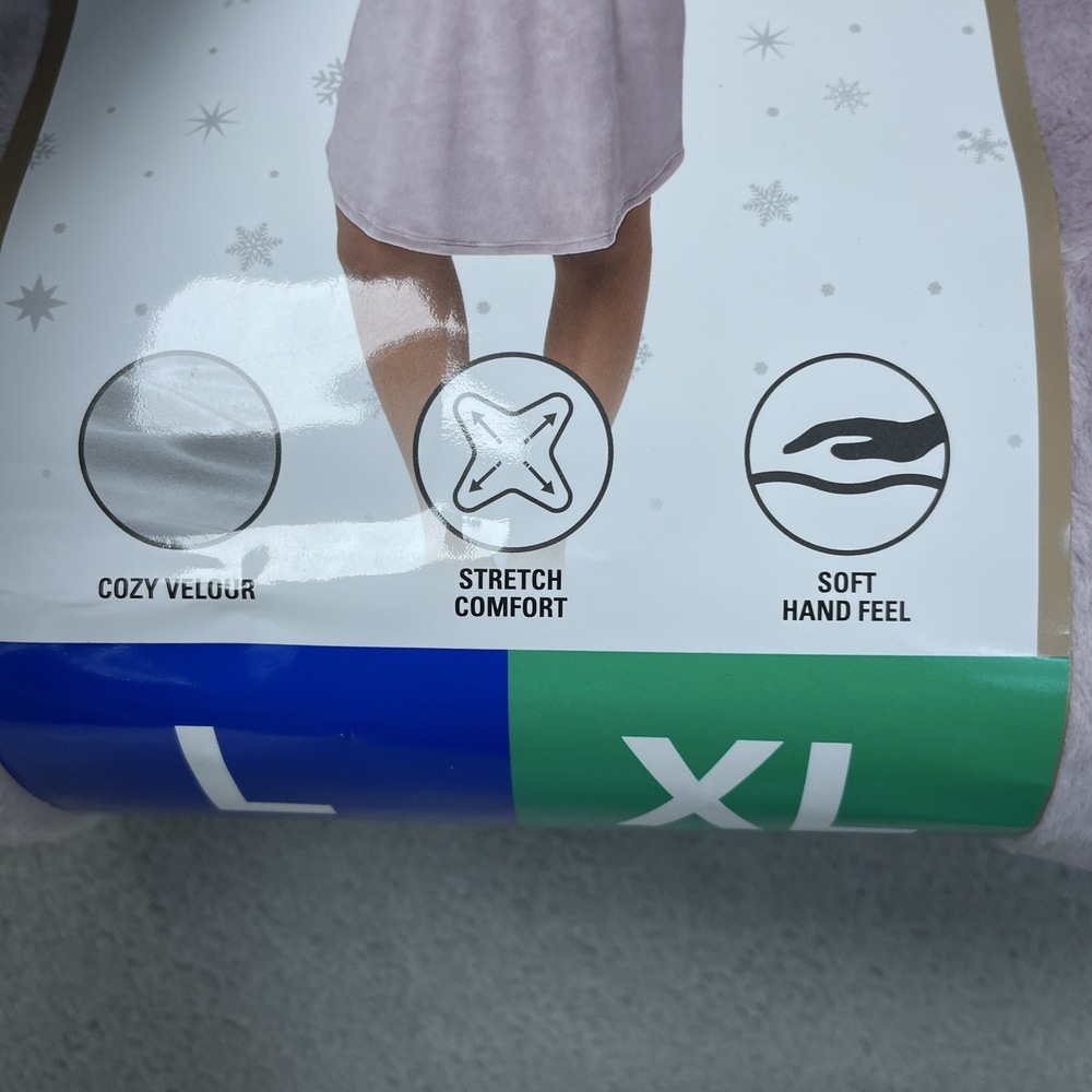 32 Degrees Women's L/XL Sleep Lounger Lavender H0883 - Picture 3 of 7